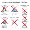 Snugz Full Face Mask Liners: Machine Washable, One-Size-Fits-Most FULL Face CPAP Mask Liners, Pack of 2 Lasts 90 Days view 3