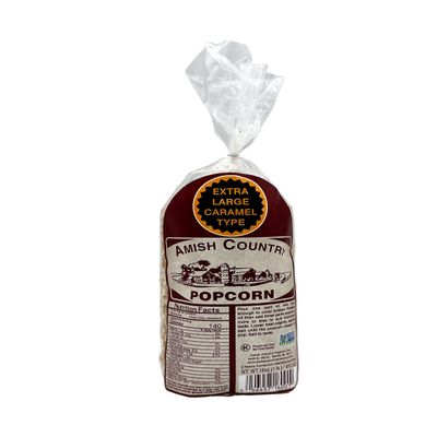 Amish Country Popcorn | 1 lb Bag | Extra Large Caramel Type Popcorn Kernels | Old Fashioned, Non-GMO and Gluten Free (Extra Large Caramel Type - 1 lb Bag)