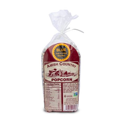 Amish Country Popcorn | 1 lbs Bag | Blue Popcorn Kernels | Old Fashioned, Non-GMO and Gluten Free (Blue - 1 lbs Bag)