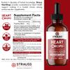 Strauss Naturals Heartdrops, Herbal Heart Supplements with European Mistletoe and Extracts of Aged Garlic, 3.4 fl oz, Cinnamon Flavor view 4