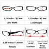 TruVision Readers Reading Glasses - 9503H -4-2Red-2Blue-175 view 3