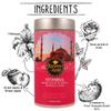 Istanbul, Green tea with apple,berries, rose & hibiscus, Natural Detox, Fruit tea, Berry infused tea, No artificial flavors, Turkish Apple tea, Loose Leaf, 75 gms view 3