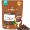 Navitas Organics Cacao Nibs  Sweetened Dark Chocolate Crunch  Antioxidants, Minerals, Fiber  For Trail Mix, Baking & More  USDA Organic, Fairtrade, Non GMO, Gluten Free, Non-alkalized (8oz. Bag 57 Servings) view 1