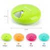 2 Packs Weekly Pill Organizer Small Portable BPA-Free Pill Case with 360 Degree Rotation 7 Compartments Day Marks Pill Container (Green & Orange) view 3