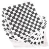 Avant Grub Deli Paper 300 Pack. Turn Your Backyard Cookout Party into a Race Day Event with Black And White Checkered Food Wrapping Papers. Grease-Resistant 12x12 Sandwich Wrap Prevents Food Stains view 1