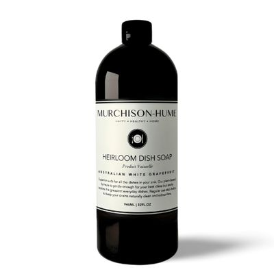 Murchison-Hume Heirloom Dish Soap Refill 32 oz Australian White Grapefruit Powerful Grease-Cutting, Non-Toxic & Eco-Friendly Dish Soap with Sophisticated Scent Pet Safe