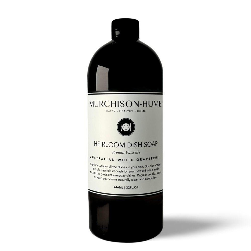 Murchison-Hume Heirloom Dish Soap Refill 32 oz  Australian White Grapefruit  Powerful Grease-Cutting, Non-Toxic & Eco-Friendly Dish Soap with Sophisticated Scent  Pet Safe