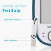 HealthPro Blood Glucose Monitor System Kit by Easy Touch | Complete Diabetes Testing Starter Set with Glucose Meter, Lancing Device, 10 Twist Lancets, Carrying Case, Logbook, Quick Guide & Batteries view 3
