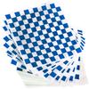 Avant Grub Deli Paper 300 Sheets. Turn Your Backyard Cookout Party into Oktoberfest with Blue & White Checkered Food Wrapping Papers. Grease-Resistant 12x12 Sandwich Wrap Prevents Food Stains! view 1