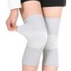 JUMISEE (One Pair) Cotton Knee Sleeves for Knee Support, Circulation Improvement & Pain Relief,Sport Compression for Running, Pain Management, Arthritis Pain Women Men (Gray, Medium)