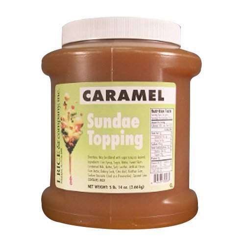 I.Rice & Company Caramel Topping, 1/2 gal. Jar | 1 Each