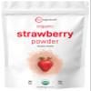 Organic Strawberry Powder, 1 Lb | 100% Natural Fruit Powder | Freeze-Dried Strawberries Source | No Sugar & Additives | Great Flavor for Drinks, Smoothie, & Beverages | Non-GMO & Vegan Friendly view 1