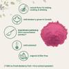 Organic Blueberry Extract Powder, 10oz | 100% Natural Fruit Powder | Freeze-Dried Wild Blueberries Source | No Sugar & Additives | Great Flavor for Drinks, Smoothie, & Beverages | Non-GMO & Vegan view 4