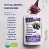 Organic Black Currant Powder  Pure, 100% Natural Whole Fruit, Freeze-Dried & Powdered  Non-GMO, No Added Sugar  Rich in Polyphenols & Vitamin C  4oz (15 Servings) view 3