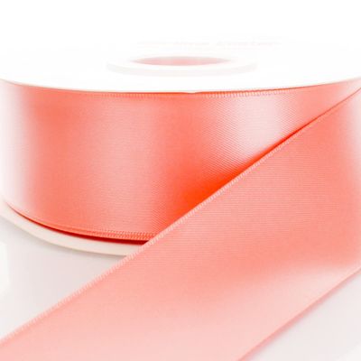 3" Lt. Coral Double Faced Satin Ribbon 3yd