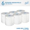 Scott Hard 7 1/2" Roll Towels, 1,150', 70% Recycled, White, 115 Sheets Per Roll, Pack Of 6 Rolls view 2