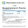 Prescribed For Life 5 HTP Powder, Pure 5 Hydroxytryptophan Powder, Natural, Unbleached, Gluten Free, Vegan, Non GMO, Soy Free, Kosher, Griffonia Simplicifolia (2kg) view 3