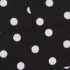 1.5" Grosgrain Ribbon White Dots 030 Black 25yd view 1