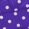 1.5" Grosgrain Ribbon White Dots 470 Regal Purple 5yd view 1
