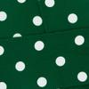 1.5" Grosgrain Ribbon White Dots 587 Forest Green 25yd view 1