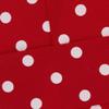 1.5" Grosgrain Ribbon White Dots 250 Red 25yd view 1