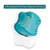 Annhua Retainer Cleaning Case Partial Denture Case, Large Retainer Cleaner Case with Strainer, ABS Travel Denture Cups for Soaking Dentures and False Teeth - Dark Green view 2