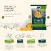 Tyrrells Furrows Hand Cooked English Crisps - Sea Salt & Vinegar (150g) view 2