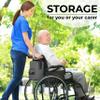 iMedic Deluxe Wheelchair Bag  Storage Backpack for Adults  Hangs Securely on Wheelchair Back  Organiser for Mobility & Electric Wheelchairs  Grey view 2