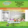 Rolled Oats, Instant and Quick (4 oz, ZIN: 525660) - 3 Pack view 2