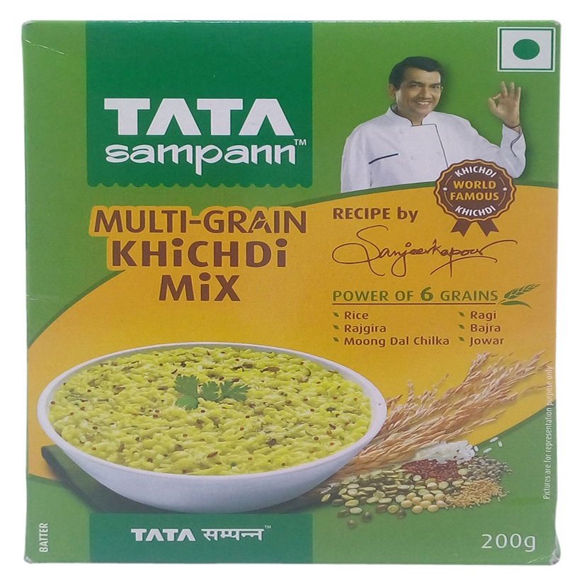 Tata Sampann Khichdi Mix - Multigrain, 200g Carton