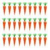 Chris.W Cellophane Carrot Shaped Goody Bags, 100Pcs Easter Cellophane Treat Bags for Lollipop Candy Cake Pop Chocolate Cookie Wrapping Buffet view 1