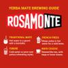 Rosamonte Yerba Mate- Traditional con palo (with Stems) 1.1 Lbs (500g) view 4