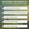 Abundant Earth Whole Food Multivitamin for Women, Daily Multi Vitamins Supplements for Men/Mens Multivitamins + B Complex, Probiotic Multi Enzyme, Omegas for Organic Energy, Mood, Digestion 90ct view 4