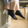 IOMI - 3 Pack Extra Wide Padded Cotton Low Cut Quarter Ankle Diabetic Socks (13-15 US, Black (Short)) view 4