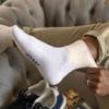 IOMI - 3 Pack Extra Wide Padded Cotton Low Cut Quarter Ankle Diabetic Socks (7-9.5 US, White (Short)) view 4