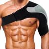 Shoulder Stability Brace Adjustable Shoulder Support with Pressure Pad, Light Breathable Neoprene Rotator Cuff Shoulder Support for Sport, Dislocated AC Joint, Labrum Tear, Shoulder Pain - Left view 1