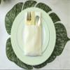 " OCCASIONS " 120 Plates Pack, Disposable Wedding Party Plastic Plates (7.5'' Appetizer/Dessert Plate, Rio in White & Pearled Green) view 2