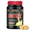 ALLMAX ISOFLEX Pure Whey Isolate Protein Powder - Gluten Free, Low Lactose, Sugar-Free - High-Protein, Clean, Keto-Friendly for Pre Post Workout Supplement for Women and Men | Banana, 2lb view 1