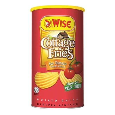 Wise Cottage Fries Potato Chips 90g (Tomato Ketchup, 6 Can)