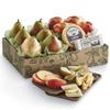 Harry & David Classic Fruit And Cheese Gift Baskets, Food Gift Basket With 6 Pears, 4 Apples, White Cheddar & Gouda Cheese, All Occasions, Family, Friends, Coworkers view 1