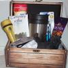Bear Chest Men Gift Basket Lodge Gift Basket Men Coffee Creme Knife Flash ligh view 1