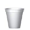 WinCup Drinking Cup 8 oz. White Styrofoam Disposable, 8C8W - CASE of 1000 view 1