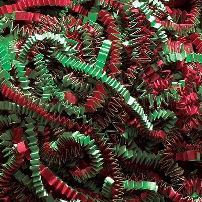 Boxes Fast Crinkle Paper, 10 lb., Christmas Blend (Pack of 1)