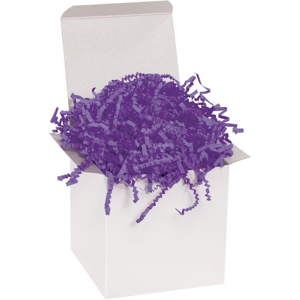 Boxes Fast Crinkle Paper, 10 lb., Purple (Pack of 1)