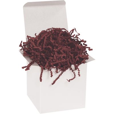 Boxes Fast Crinkle Paper, 10 lb., Burgundy (Pack of 1)