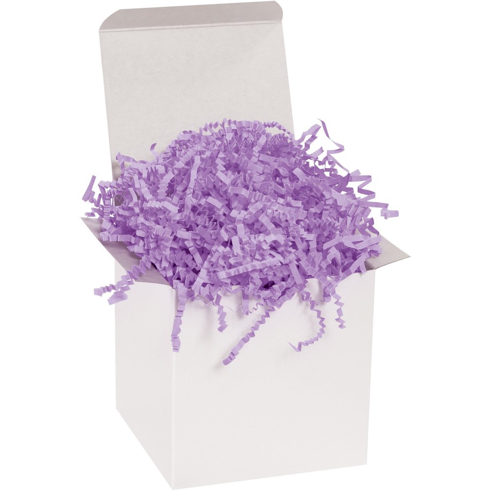 Boxes Fast Crinkle Paper, 10 lb., Lavender (Pack of 1)