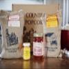 Amish Country Popcorn | 4 lb Burlap Variety Set | 2 lbs Medium White and 2 lbs Yellow Popcorn Kernels - 4 oz Ballpark Style ButterSalt and 16 oz Canola Oil | Old Fashioned, Non-GMO and Gluten Free view 2