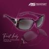 proSPORT Womens Bifocal Sunglass Readers Sophisticated Modern Sun UV400 Oval Jacki O Outdoors Pool Beach +2.00 Cheetah Pink Frame Gradient Smoke Lens view 2