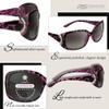 proSPORT Womens Bifocal Sunglass Readers Sophisticated Modern Sun UV400 Oval Jacki O Outdoors Pool Beach +2.00 Cheetah Pink Frame Gradient Smoke Lens view 3