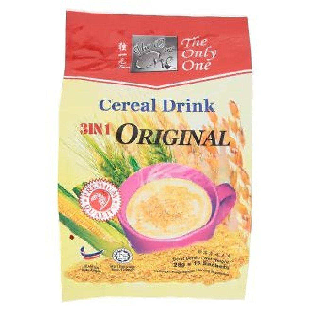 The Only One 3 In 1 Cereal Drink (Original 420g, 12 Count)